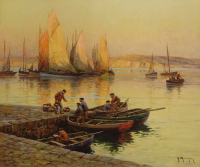Sonnenuntergang von Georges Philibert Charles Maroniez